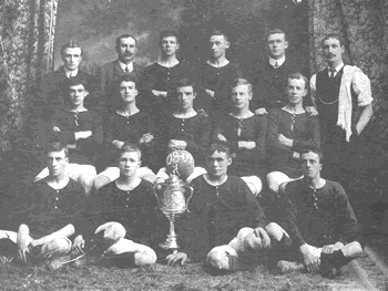 Vale in 1908-09 with the Dudley Cup.